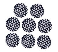 DECORNIJIA 8 pièces Dance Headwear Elastic Invisible Hairnet For Ballet Skating Women Adjustable Breathable Hair Bun Cover