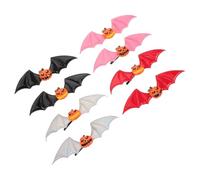 DECORNIJIA 8 Pièces Halloween Hair Clips Set For And Women Lightweight Pumpkin And Bat Wing Side Barrettes Comfortable Gothic Accessories For Costume Parties
