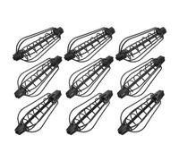 DECORNIJIA 9 Pièces Mangeoire à Appâts pour Carpe Cuivre Électrolytique Cage à Appâts Pondérée Feeder Résistant pour Extérieur Panier Détachable pour Lancer Longue Distance