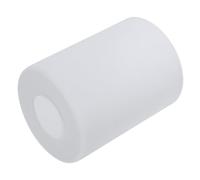 DECORNIJIA Abat-jour Cylindrique en Verre Dépoli 100 X 130 Mm avec Trou E27 42 Mm, Abat-jour Rond Suspendu Résistant aux Éclats, Verre Blanc Compatible Lampe Suspendre pour Éclairage