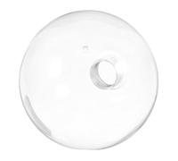 DECORNIJIA Abat-jour en Verre Sphérique 80mm G9, Cache-ampoule Fileté en Verre Transparent, Diffuseur de Lumière Douce, pour Plafonnier et Lustre, Usage Résidentiel et Commercial,