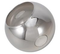 DECORNIJIA Abat-jour Globe Verre Ambré Grand pour Lampe Murale et Lustre Abat-jour Sphérique Verre Robuste Éclairage Uniforme pour Salon Chambre et Salle à Manger