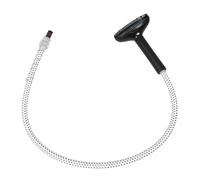 DECORNIJIA Accessoire pour Défroisseur Vapeur avec Tube D'extension, Buse à Diffusion Homogène et Brosse Intégrée pour Éliminer Poussière et Poils - Compatible Défroisseur Portable, Usage