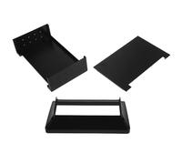 DECORNIJIA Adaptateur 1din vers Cadre de Navigation 9 Pouces pour Tableau de Bord de Voiture, Matériau Abs Robuste, Compatible Autoradio Stéréo, Installation Facile, Accessoire Automobile