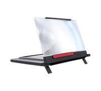 DECORNIJIA Agrandisseur Écran Téléphone Portable Support et Loupe HD Amplificateur Image pour Maison Soulage Fatigue Visuelle et Protège Les Yeux