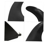 DECORNIJIA Aileron de Surf Gonflable Nylon et Plastique Amovible avec Vis Accessoire pour Planche Sup et Queue de Poisson Noire