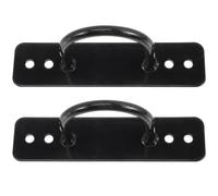 DECORNIJIA Ancre de Corde D'entraînement en Acier Inoxydable 2pcs, Fixation Murale Facile à Installer pour Battle Rope et Équipements Fitness à Domicile