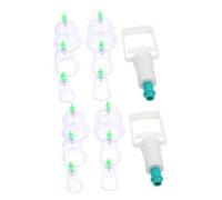 DECORNIJIA Appareil de Ventouses à Pompe Manuelle Coupe-ventouses Durables PP pour Massage Corporel Relaxation Musculaire et Thérapie par Ventouses