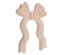 DECORNIJIA Applique en Bois Sculpté de Nœud Ajouré 9 X 115 CM Décor Mural Vintage Non Peint Incrustation Décorative pour Meubles Maison et Bureau