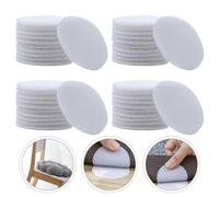 DECORNIJIA Autocollants Antidérapants pour Canapé et Coussins Blancs 40 Paires, Ruban Adhésif Double-Face, Maintien de Draps et Tapis, Fixation Solide pour Maison et Intérieur