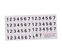 DECORNIJIA Autocollants Piano Clairs et Durables Stickers Clavier Touches pour Débutants Guide Visuel Notes Pratique Rapide et