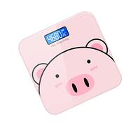 DECORNIJIA Balance Électronique Poids Corporel Numérique USB Rechargeable Précision pour Usage Domestique Design Cartoon pour Personnes