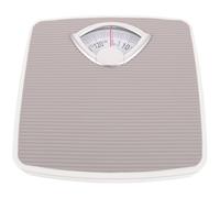 DECORNIJIA Balance Mécanique à Cadran Portable Corps, Pèse-personnes de Salle de Bain en Tôle Gris Clair, Balance Précise Ressort, Usage Domestique pour Suivi du Poids Corporel et Santé