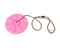 DECORNIJIA Balançoire Garçon Fille Plastique Rond Épais avec Motif Fleur Siège Disque Robuste pour Coordination Usage Intérieur Extérieur Jardin Balcon