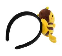 DECORNIJIA Bandeau Abeille en Peluche Mignon 3d, Accessoire Cheveux Doux Taille Unique, Serrage-tête Multifonction pour Lavage Visage, Fêtes, Cosplay et Festivals, Coiffe Abeille pour Femmes