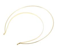 DECORNIJIA Bandeau Double Métal Couronne Halo de Déesse Serre-tête pour Mariage et Fêtes Base Personnalisable pour Femmes et Filles