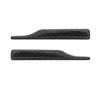 DECORNIJIA Bandes Anti-Collision en Fibre de Carbone Noires, Lot de 2 Autocollants Anti-Rayures pour Rétroviseurs Latéraux, Protection Voiture, Accessoires Extérieurs Résistants au Vent,