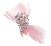 DECORNIJIA Barrette Cheveux Fille Noeud et Couronne Épingle et Durable Accessoire Coiffure pour Filles et Tout Petits Maintien Antidérapant et Décoratif