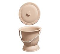 DECORNIJIA Bassine Urinaire Portable avec Couvercle Pot Chambre Garçon Fille et Adulte Odeur Facile à Nettoyer Adapté Personnes Âgées et Femmes Enceintes Grand Format Bleu Brume