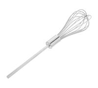 DECORNIJIA Batteur à Œufs en Acier Inoxydable 304, Tige Allongée 16 Fils 2 Mm, Accessoire de Mixeur Électrique Polyvalent Cuisine Professionnelle et Domestique, Gadget Cuisine Réutilisable