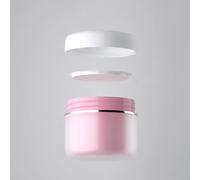 DECORNIJIA Boîte à Crème de Voyage Rose 100 G Lot de 3 Mini Contenants Cosmétiques Double Couche en Plastique Étanche Rangement Compact pour Fards à Paupières Lotions et Onguents Maison et