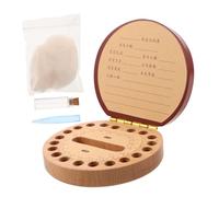 DECORNIJIA Boîte à Dents de Lait avec Design Cochon Boîte Souvenir pour Dents de Garçon Fille Scellée et Cheveux Fœtaux Cadeau pour et