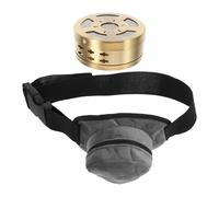 DECORNIJIA Boîte Chauffante de Moxibustion en Cuivre sans Fumée avec Sangles Réglables Compresse Chaude Portable pour Thérapie Chaleur Usage Maison pour Taille Épaules et Genoux Outil de