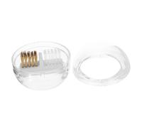 DECORNIJIA Boîte de Nettoyage pour Embouts de Manucure Brosse Dépoussiéreuse Détachable Outil pour Nettoyage des Forets de Ponceuse Ongulaire Accessoire Professionnel Portable