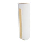 DECORNIJIA Boîte de Rangement Mural Adhésive pour Coton Démaquillant Distributeur de Lingettes Maquillage Compact Design Antipoussière Blanc pour Salle de Bain et Toilette