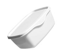 DECORNIJIA Boîte de Rangement pour Lingettes Humides en Plastique Blanc Étui Carré avec Couvercle Hermétique Organiseur Compact et Anti-Poussière pour Salle de Bain la Cuisine et Voyage