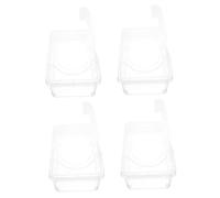 DECORNIJIA Boîte Distributeur Pour Lingettes Bébé Avec Couvercle Transparent Boîte De Rangement En Pp Pour Lingettes Humides Hygiénique Pour Salle De Bain Et