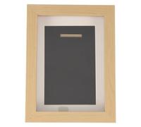 DECORNIJIA Boîte Vitrine Bois pour Médailles avec Cadre Chêne Cadre Exposition Mural pour Médailles de Guerre et Sport Support sans Outils pour Coureurs et Collectionneurs