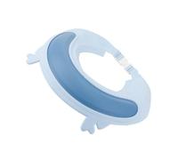 DECORNIJIA Bonnet de Bain Imperméable Bébé, Chapeau de Shampoing Silicone Bleu Prince Cerf, Protection Oreilles Étanche, Adapté Bain Bébé, Motif Dessin Animé, Taille Garçon et Filles