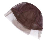DECORNIJIA Bonnet De Postiche En Maille Filet à Cheveux Réglable, Taille Unique, Couleur Marron Café, Respirant Et Léger, Femme, Coiffure Et Maquillage, Maille Dentelle Frontale