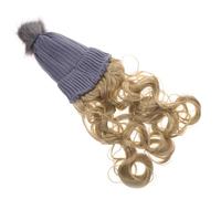 DECORNIJIA Bonnet Femme Perruque Longue Synthétique Hiver Extensions de Élégant et Chaud