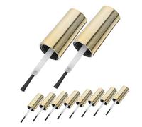 DECORNIJIA Bouchons de Rechange pour Vernis à Ongles 10Pcs avec Brosse Compatibles avec Vernis Gel pour Salons et Usage Personnel Matériaux Solide