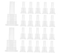 DECORNIJIA Bouchons Intérieurs Pour Flacon D'huile Essentielle Compte-gouttes 200 Pièces 18 Dents Étanchéité Dosage Précis Usage Personnel Remplacement