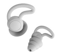 DECORNIJIA Bouchons Oreilles Silicone à Trois Couches pour Sommeil de Bruit Confortables et Réutilisables Adaptés Aux Adultes Hommes et Femmes Gris