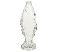 DECORNIJIA Bouteille Verre Transparente Forme de Poisson Contenant Vide pour Parfum DIY Décoration Multifonctionnelle comme Boîte à Souhaits et Bijoux Design Portable et Sûr