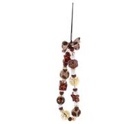 DECORNIJIA Bracelet Téléphone Portable Vintage à Perles Imprimé Léopard, Dragonne Porte-clés pour Téléphone Légère et Antivol, Lanière Mignonne Multifonction pour Sport, Shopping et Usage