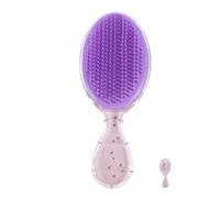 DECORNIJIA Brosse Cheveux Fille Colorée Démêlante Peigne Oval Transparent Antinœuds Brosse Coiffante Douce Pour Garçon Fille Et Tout- Massage Tête Sans Usage Quotidien Scolaire Et Voyage
