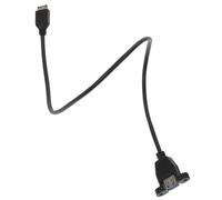 DECORNIJIA Câble Extension USB Type-e à USB Mâle avec Fixation par Vis pour Carte Mère de Bureau Rapide et Installation Facile Câble Interne Fiable et Compact
