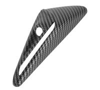 DECORNIJIA Cache-caméra Latéral Compatible Modèle Y Version Mise à Jour, Protection Anti-intempéries en Plastique Abs, Finition Noire Mate Aspect Fibre de Carbone, Protection Caméra Latérale