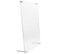 DECORNIJIA Cadre Photo Acrylique Transparent A4 335X245 MM Support Acier Inoxydable Cadre Image de Bureau pour Certificat d'Affichage pour Document Administratif