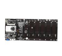 DECORNIJIA Carte Mère De Minage Multifonction avec Support CPU Conception Simple Et Économie Énergie Idéale pour Machines De Minage