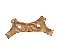 DECORNIJIA Ceinture De Lifting Du Visage v Adjustable Bandeau Pour Visage Mentonnière Réglable Bandage Minceur Sommeil Taille l Peau Beige