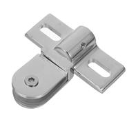 DECORNIJIA Charnière Pivotante Robuste pour Porte de Verre Acier Inoxydable Épaissi avec Accessoires Fixation Stable pour Porte Pivotante Salle de Bain