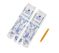 DECORNIJIA Chaussettes Tabi d'Acupression en Coton pour Adultes, Chaussettes de Massage des Pieds, Confort Respirant, Adaptées pour Usage Quotidien et Bien-