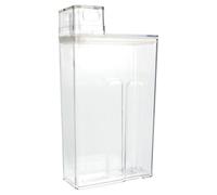 DECORNIJIA Conteneur de Lessive Transparent Grosse Capacité Bouteille Rechargeable pour Poudre Récipient de Stockage Pratique pour Maison et Buanderie Distribution Facile