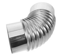 DECORNIJIA Coude à 45 Degrés en Acier Inoxydable Épais pour Conduit de Cheminée Extérieur Tuyau de Réchaud de Voyage Raccord pour Poêle à Bois Accessoire de Chauffage Rural et Camping